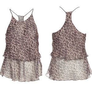 Relished Beige Leopard Elissa Top